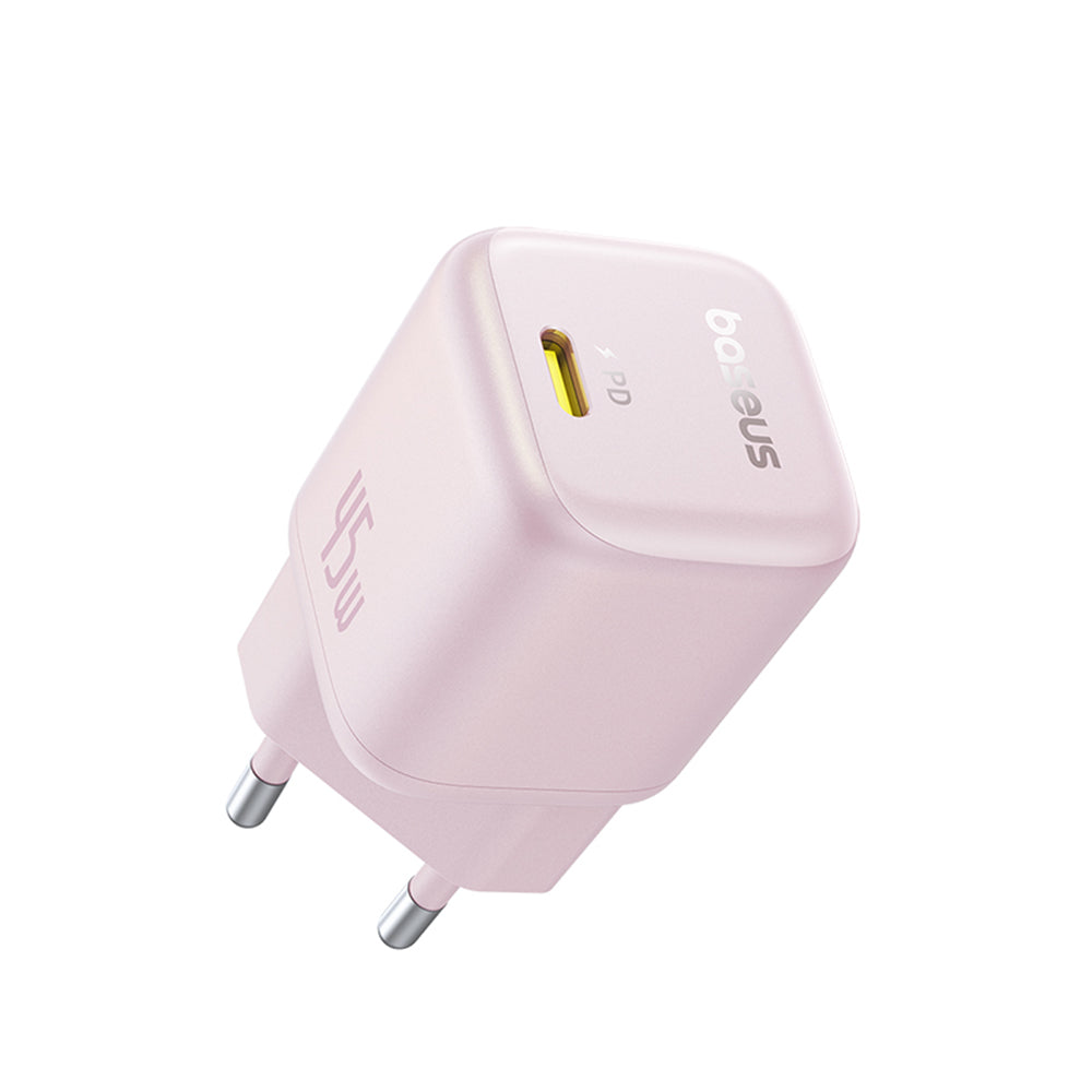 Baseus PicoGo Netwerkoplader, 45W, 3A, 1 x USB-C, Roze P10176800413-00
