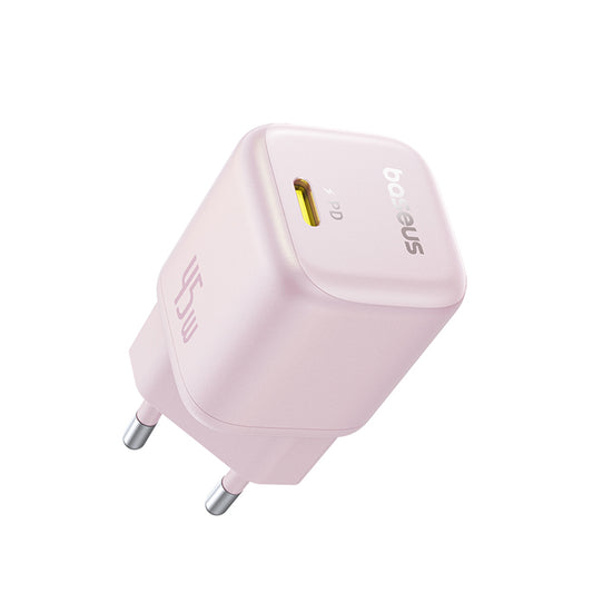 Baseus PicoGo Netwerkoplader, 45W, 3A, 1 x USB-C, Roze P10176800413-00