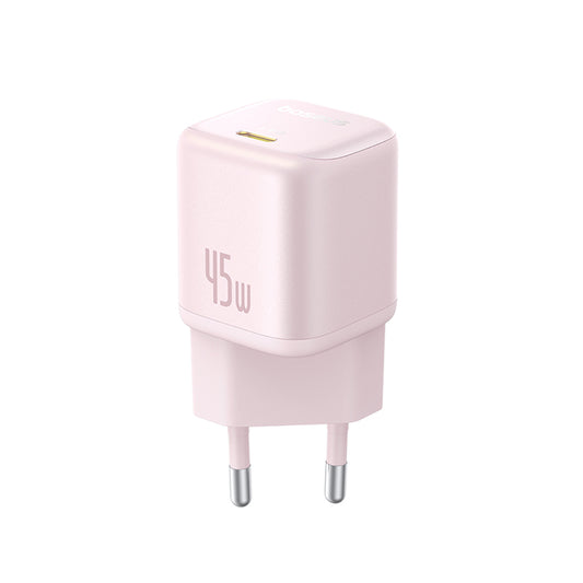 Baseus PicoGo Netwerkoplader, 45W, 3A, 1 x USB-C, Roze P10176800413-00