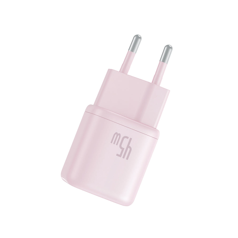 Baseus PicoGo Netwerkoplader, 45W, 3A, 1 x USB-C, Roze P10176800413-00