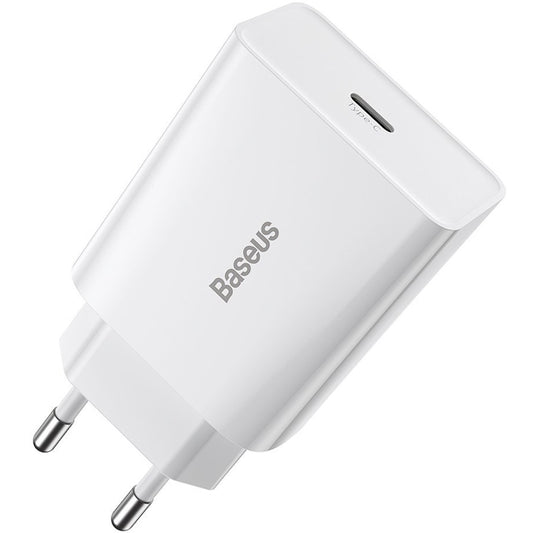 Netwerkoplader Baseus Speed Mini, 20W, 3A, 1 x USB-C, Wit CCFS-SN02