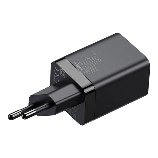 Netwerkoplader Baseus Super Si Pro, 30W, 3A, 1 x USB-A - 1 x USB-C, Zwart CCSUPP-E01