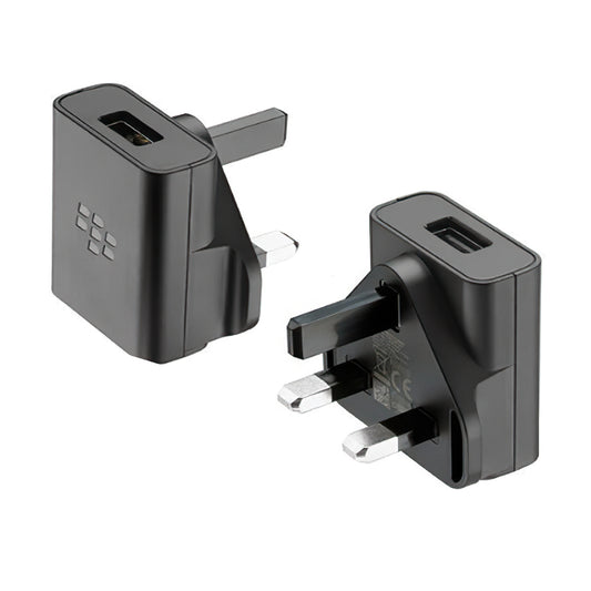 BlackBerry RM0300 UK netadapter, 6,5W, 1,3A, 1 x USB-A, Zwart ASY-58929-003
