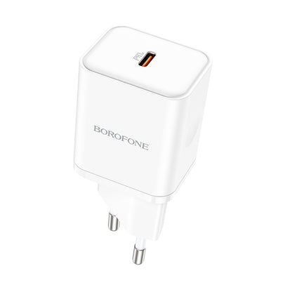 Netwerkoplader Borofone BN6 Field, 20W, 3A, 1 x USB-C, Wit