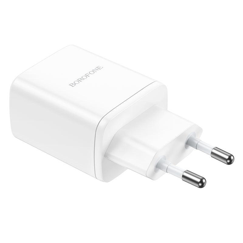 Netwerkoplader Borofone BN9, 35W, 3A, 2 x USB-C, Wit 