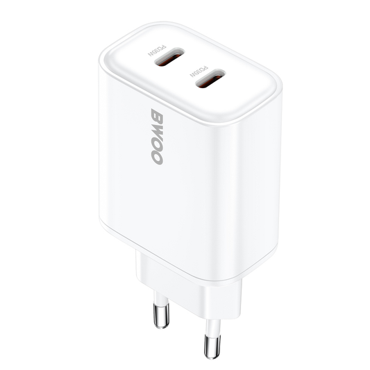 BWOO CDA206 Netlader, 35W, 3A, 2 x USB-C, Wit