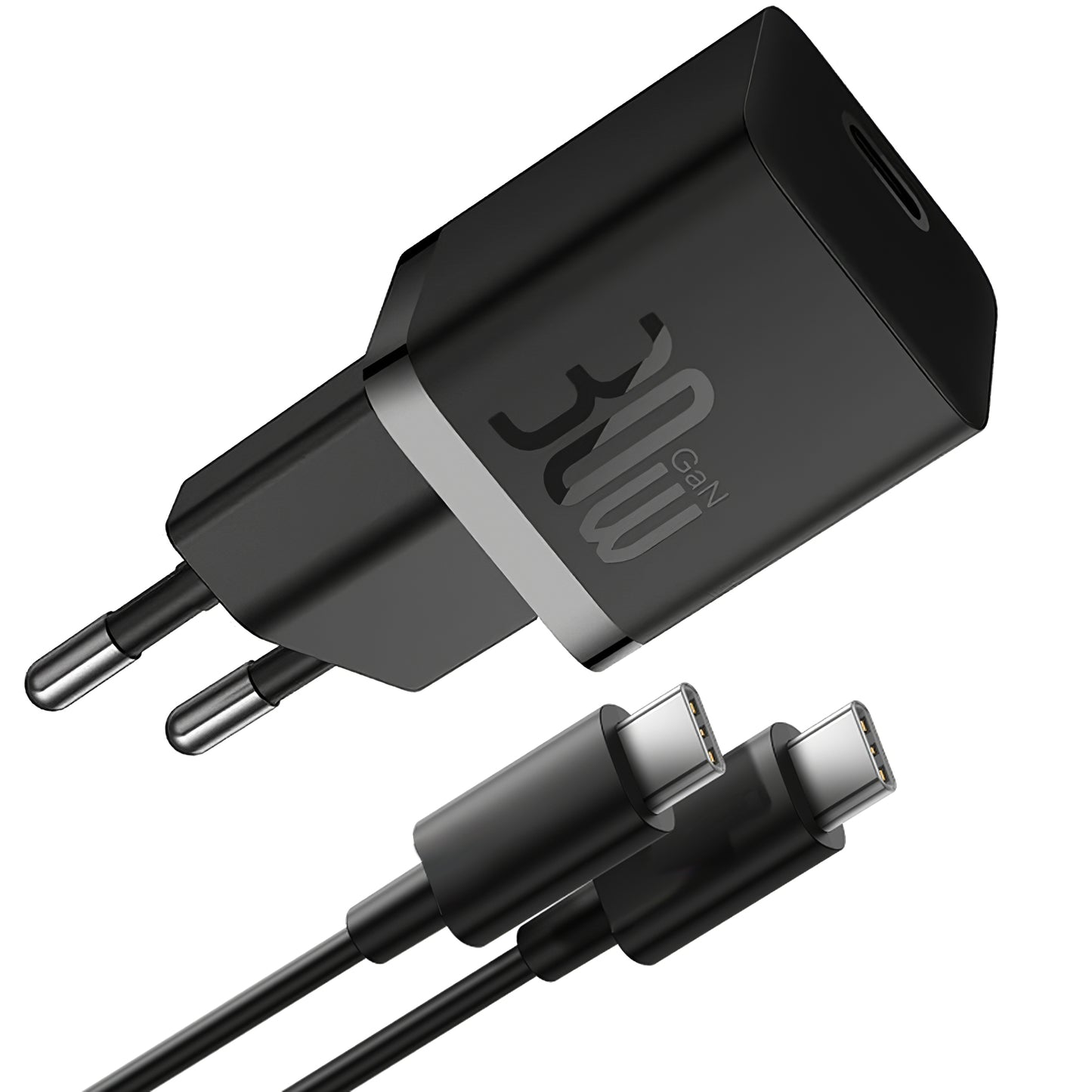 Baseus GaN5S USB-C kabel netwerklader GaN5S, 30W, 3A, 1 x USB-C, zwart P10110902113113-00 