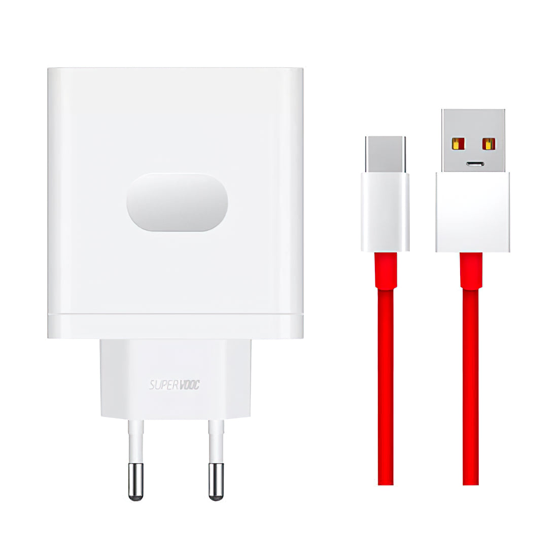 Netlader met USB-C Kabel OnePlus VCBA0BEH, 100W, 9.1A, 1 x USB-A, Wit 5461100521