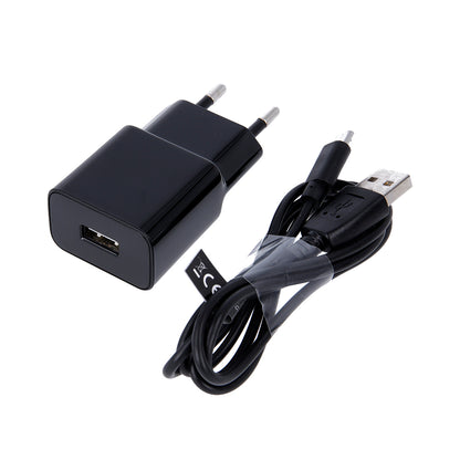 MaXlife MXTC-01 Netwerkoplader met microUSB-kabel, 10,5 W, 2,1A, 1 x USB-A, zwart