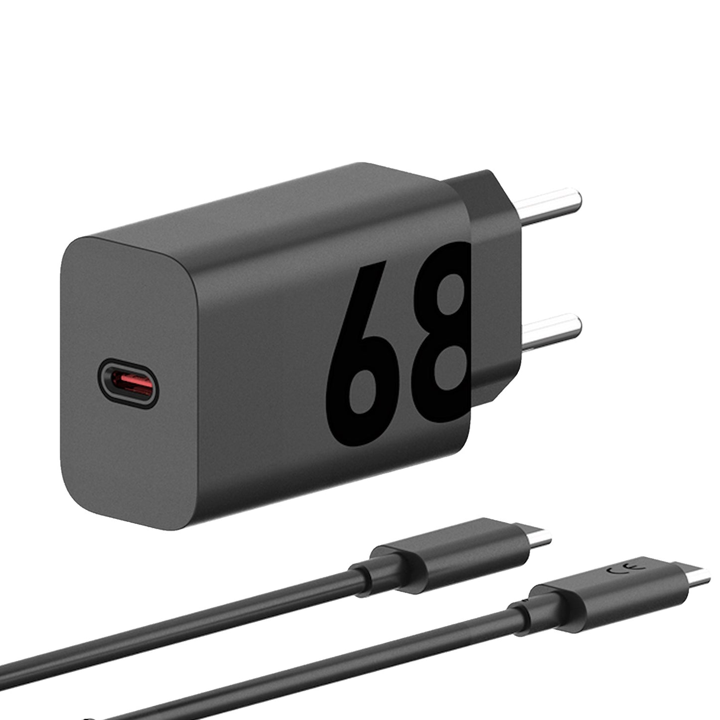 Netwerkoplader met USB-C kabel Motorola, 68W, 6.2A, 1 x USB-C, zwart PG38C06281 