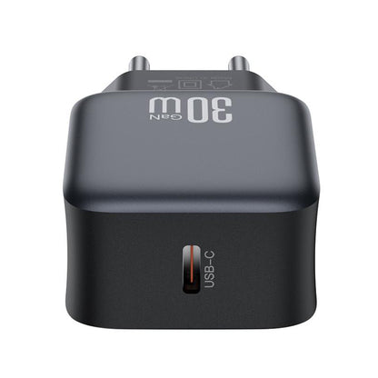 Netwerkoplader met USB-C Kabel XO Design L155, 30W, 3A, 1 x USB-C, Zwart