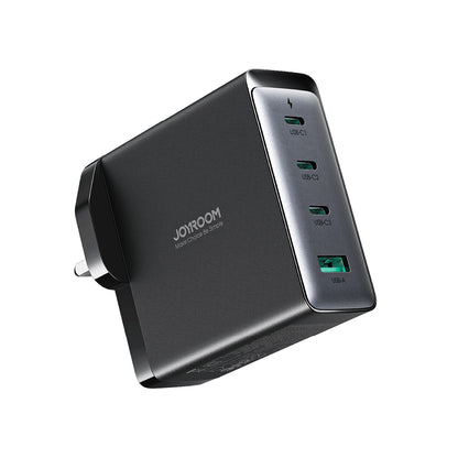 Netwerkoplader met USB-C Kabel Joyroom JR-TCG05UK, 140W, 5A, 1 x USB-A - 3 x USB-C, UK, Zwart
