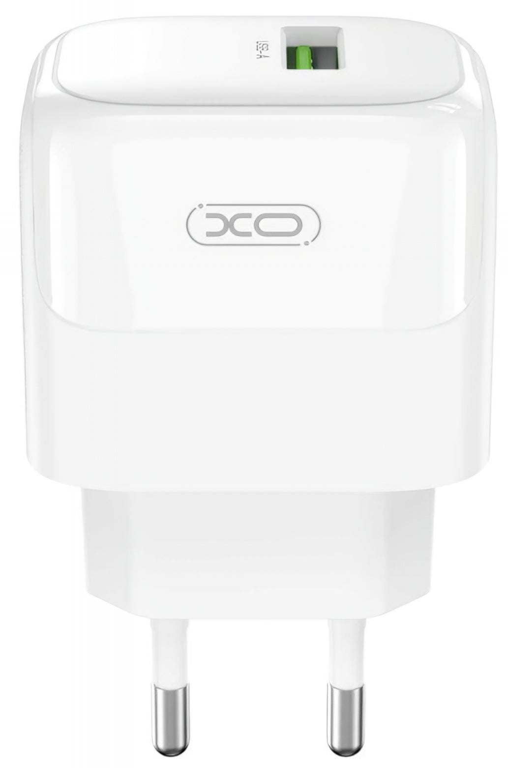 Netwerkoplader met microUSB-kabel XO Design L135, 18W, 3A, 1 x USB-A, Wit