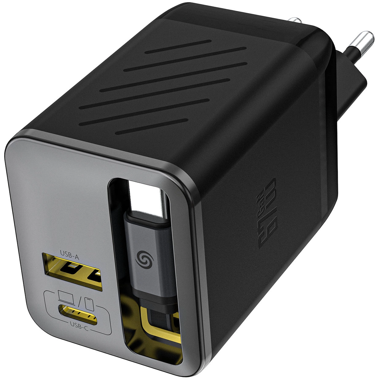 Netwerkoplader met USB-C Kabel Dudao A67EU, 67W, 3.35A, 1 x USB-A - 1 x USB-C, Zwart