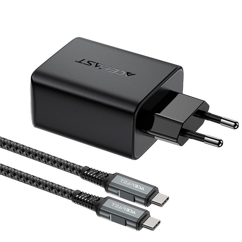 Netwerkkabellader Acefast A17 TV Hub, 65W, 3A, 1 x HDMI - 1 x USB-A - 1 x USB-C, Zwart 