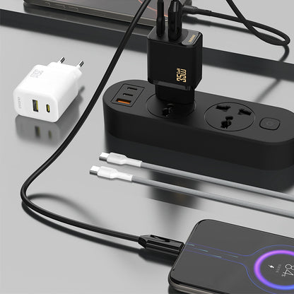 Netwerkoplader met USB-C Kabel Dudao A27 Max, 35W, 1 x USB-A - 1 x USB-C, Zwart