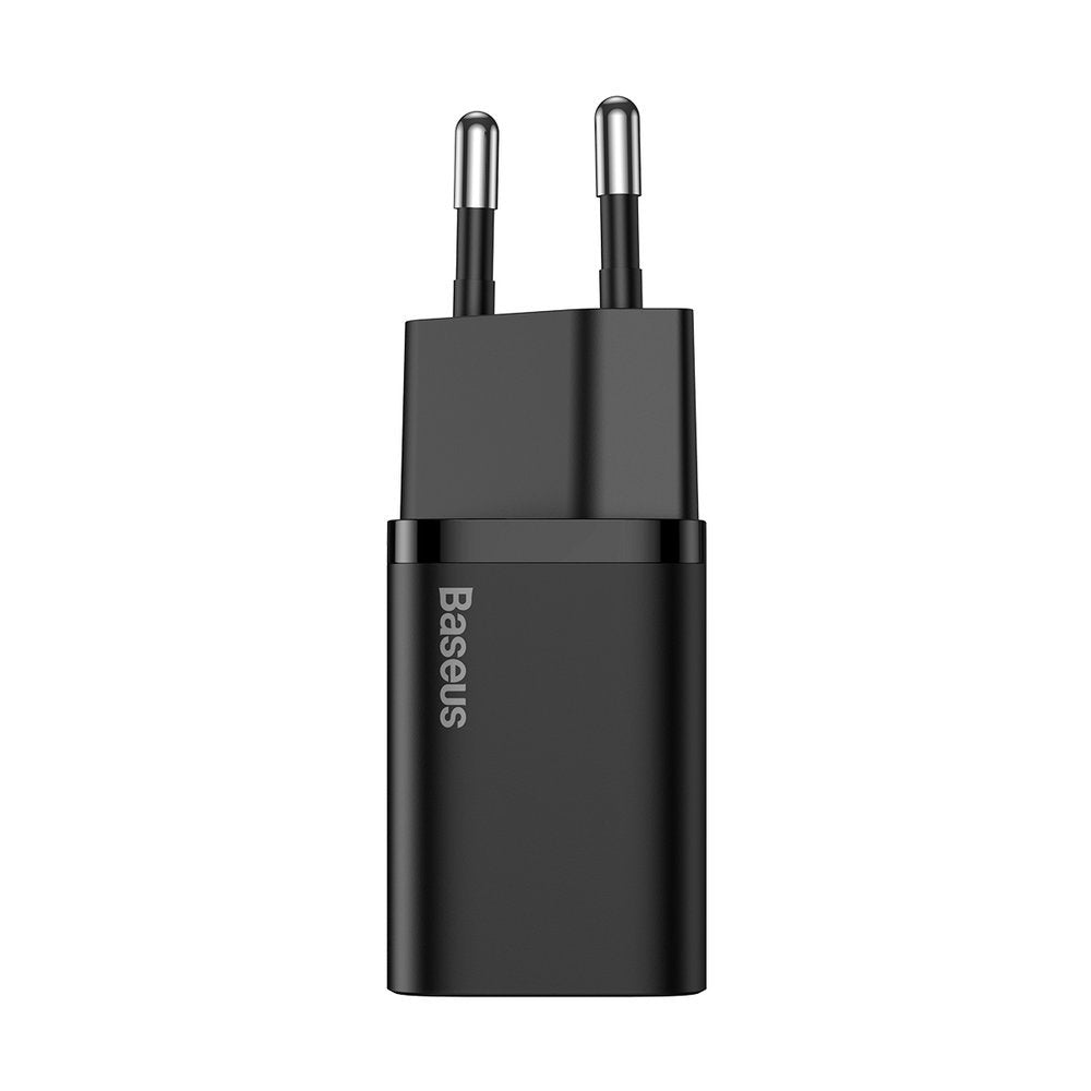 Network Charger with Lightning Cable Baseus Super Si, 20W, 3A, 1 x USB-C, Black TZCCSUP-B01