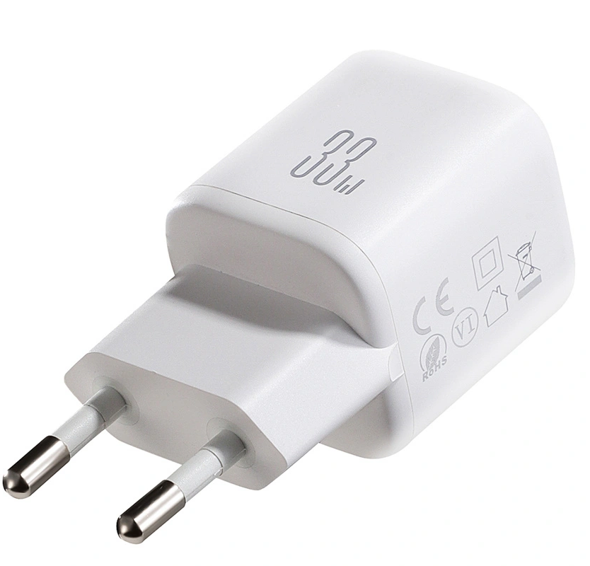 Netlader met USB-C-kabel Joyroom JR-TG7, 33W, 3A, 1 x USB-A - 1 x USB-C, Wit