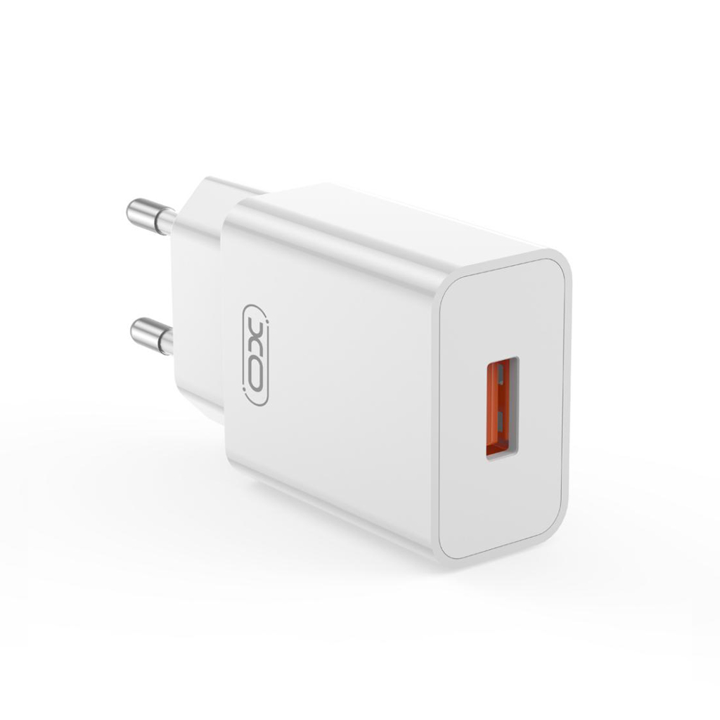 Netlader Met USB-C Kabel XO Design L127, 18W, 3A, 1 x USB-A, Wit