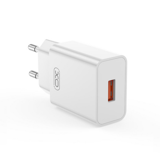 Netlader Met USB-C Kabel XO Design L127, 18W, 3A, 1 x USB-A, Wit