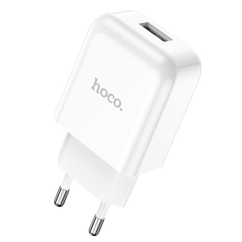 Netwerkoplader met Lightning Kabel HOCO N2, 10W, 2A, 1 x USB-A, Wit