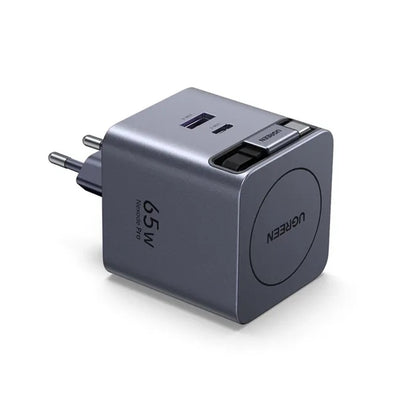 Netwerkoplader met USB-C Kabel UGREEN X615, 65W, 3A, 1 x USB-A - 1 x USB-C, Grijs