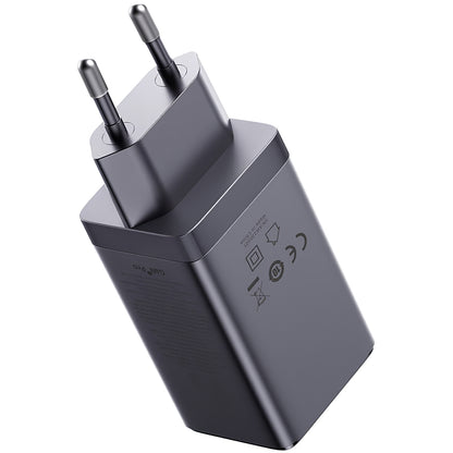 Network Charger With USB-C Cable Baseus GaN5 Pro, 65W, 3.25A, 1 x USB-A - 2 x USB-C, Gray P10110812812827-Z1