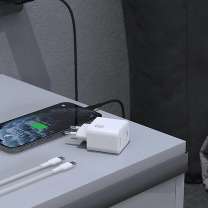 Netwerkoplader met USB-C Kabel Dudao A28C, 45W, 3A, 1 x USB-C, Zwart