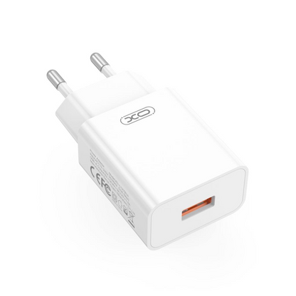 Netlader Met USB-C Kabel XO Design L127, 18W, 3A, 1 x USB-A, Wit