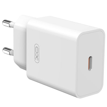 Network Charger with USB-C Cable XO Design L126, 20W, 3A, 1 x USB-C, White