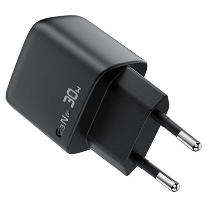 Netwerkoplader met USB-C Kabel Acefast A115 Display, 30W, 3A, 1 x USB-C, Zwart