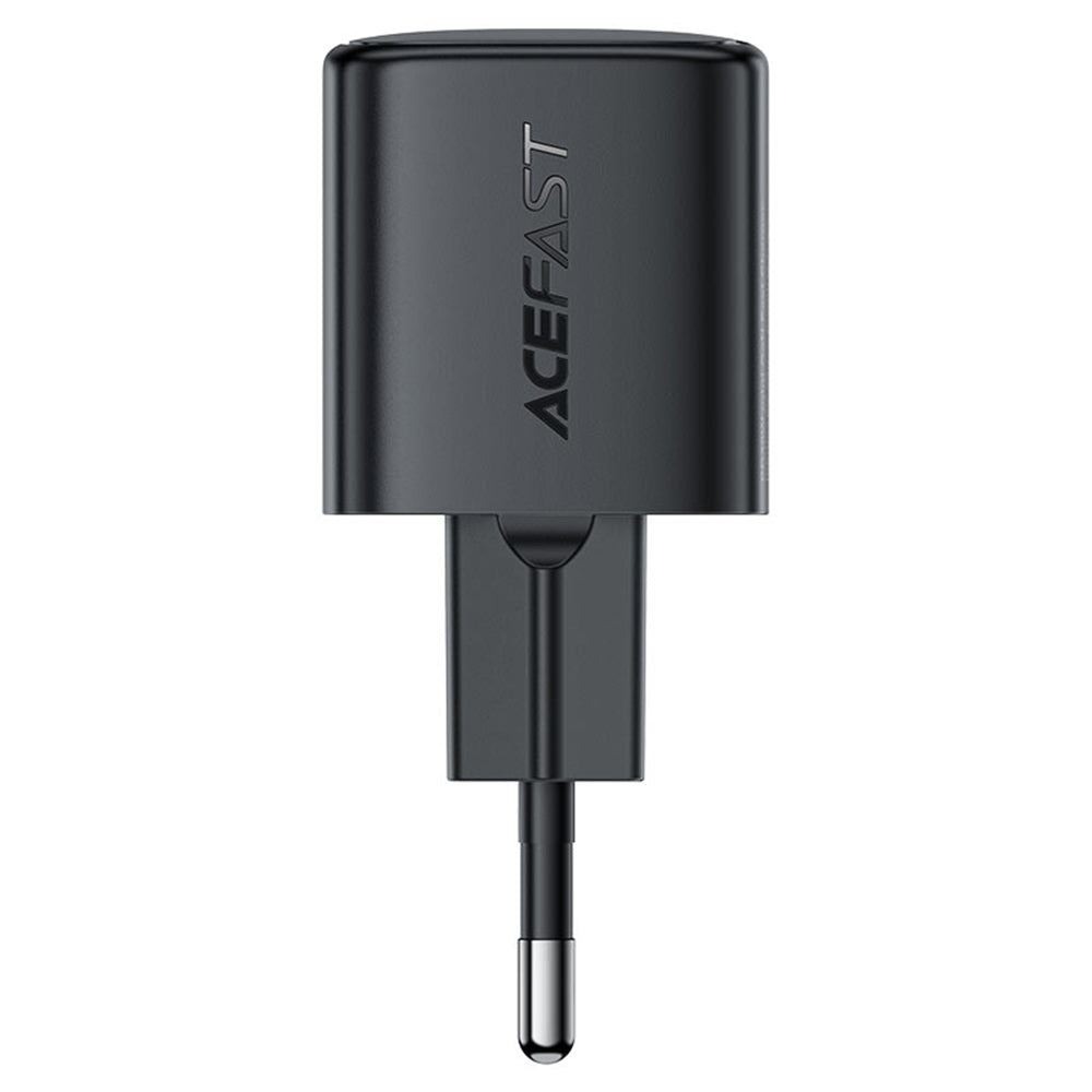 Netwerkoplader met USB-C Kabel Acefast A118, 30W, 3A, 1 x USB-C, Zwart