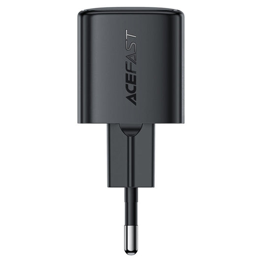 Netwerkoplader met USB-C Kabel Acefast A118, 30W, 3A, 1 x USB-C, Zwart