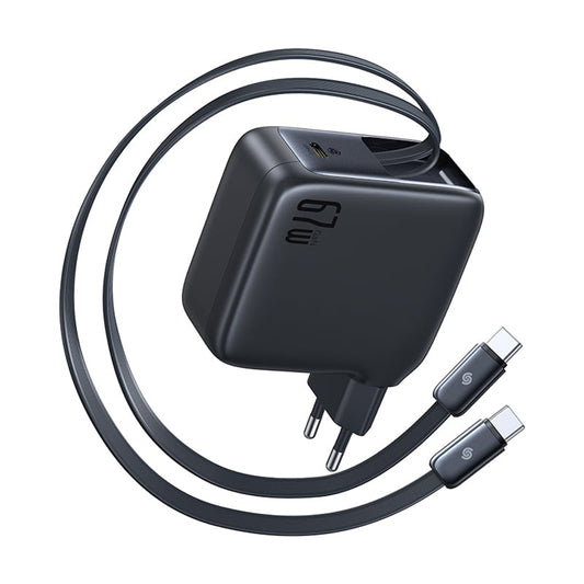 Netwerkoplader met USB-C Kabel Baseus EnerCore CJ21, 67W, 3.35A, 1 x USB-C, Zwart E0120G00