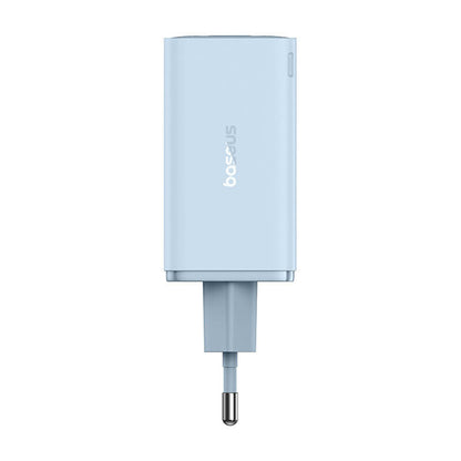 Baseus GaN6 Pro USB-C Network Charger with Cable, 65W, 3.25A, 2 x USB-A - 2 x USB-C, Blue E0121D00