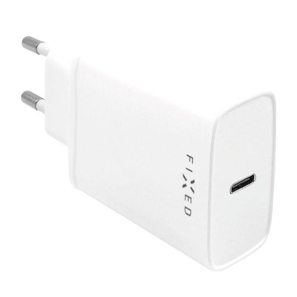 Netwerkoplader met USB-C Kabel Fixed, 20W, 3A, 1 x USB-C, Wit
