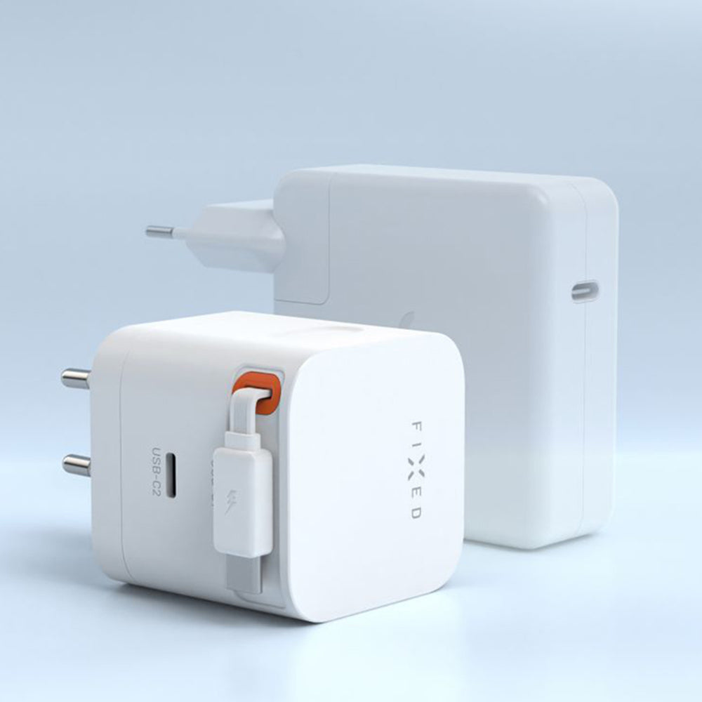 Netwerkoplader met USB-C kabel Fixed, 65W, 3.25A, 1 x USB-C, Zwart