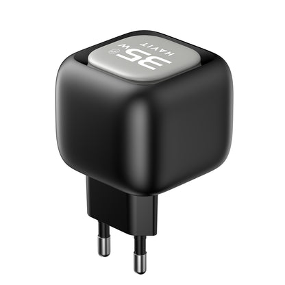 Netwerkoplader met USB-C Kabel HAVIT UC251, 35W, 3A, 1 x USB-A - 1 x USB-C, Zwart Grijs