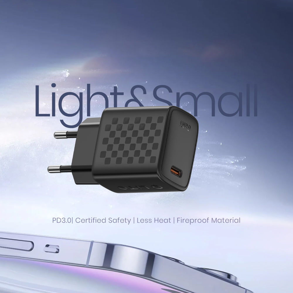 Lito LC17 Netwerkoplader, 30W, 3A, 1 x USB-C, Zwart