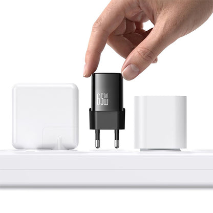 Netlader met USB-C-kabel Mcdodo Nano CH-8262, 65W, 3,25A, 1 x USB-C, Zwart