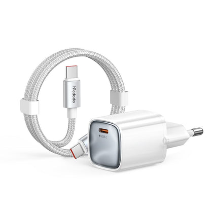 Netlader met USB-C-kabel Mcdodo Nano CH-8263, 65W, 3,25A, 1 x USB-C, Wit