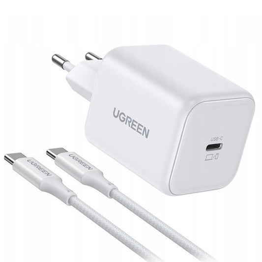 Netlader met USB-C-kabel UGREEN X524 (65055), 45W, 3A, 1 x USB-C, Wit