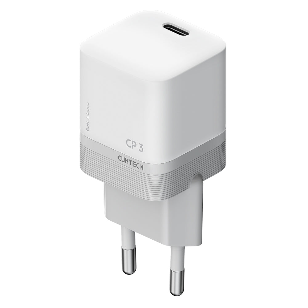 Cuktech Netlader, 40W, 3A, 1 x USB-C, Wit CKAC301SEUWH