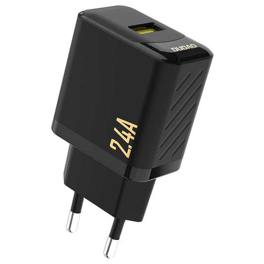 Dudao A23 Netlader, 12W, 2.4A, 1 x USB-A, Zwart