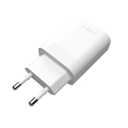 Netwerkoplader Fixed, 35W, 3A, 2 x USB-C, Wit
