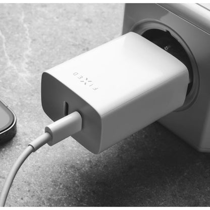 Netwerkoplader Fixed, 35W, 3A, 2 x USB-C, Wit