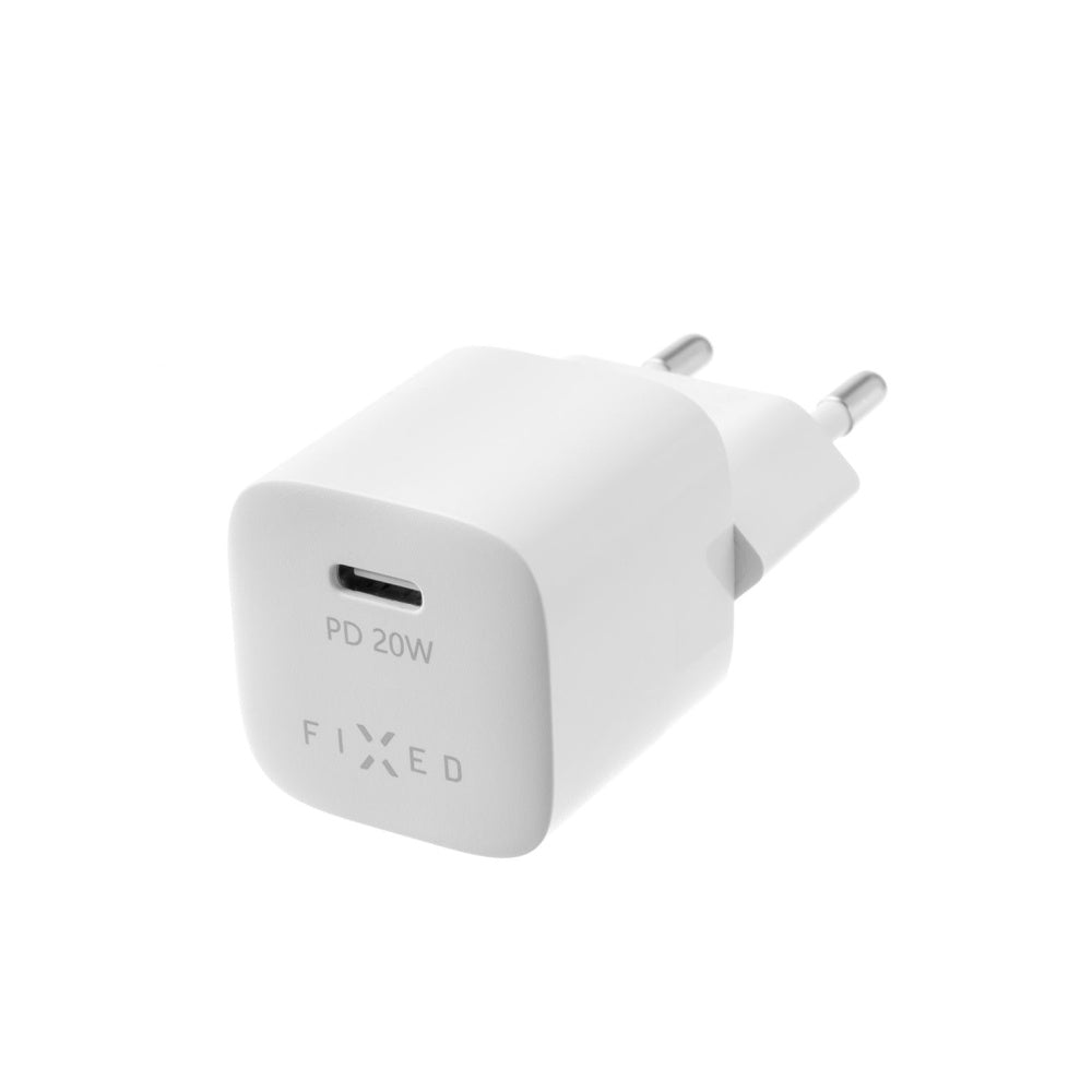 Netwerkoplader Fixed Mini, 20W, 3A, 1 x USB-C, Wit