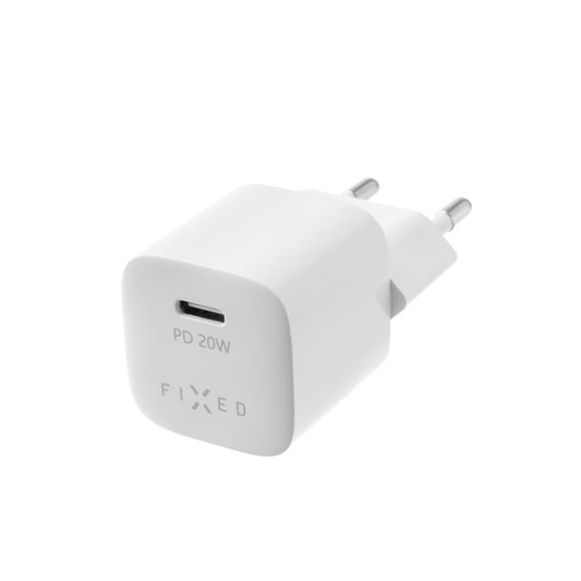 Netwerkoplader Fixed Mini, 20W, 3A, 1 x USB-C, Wit