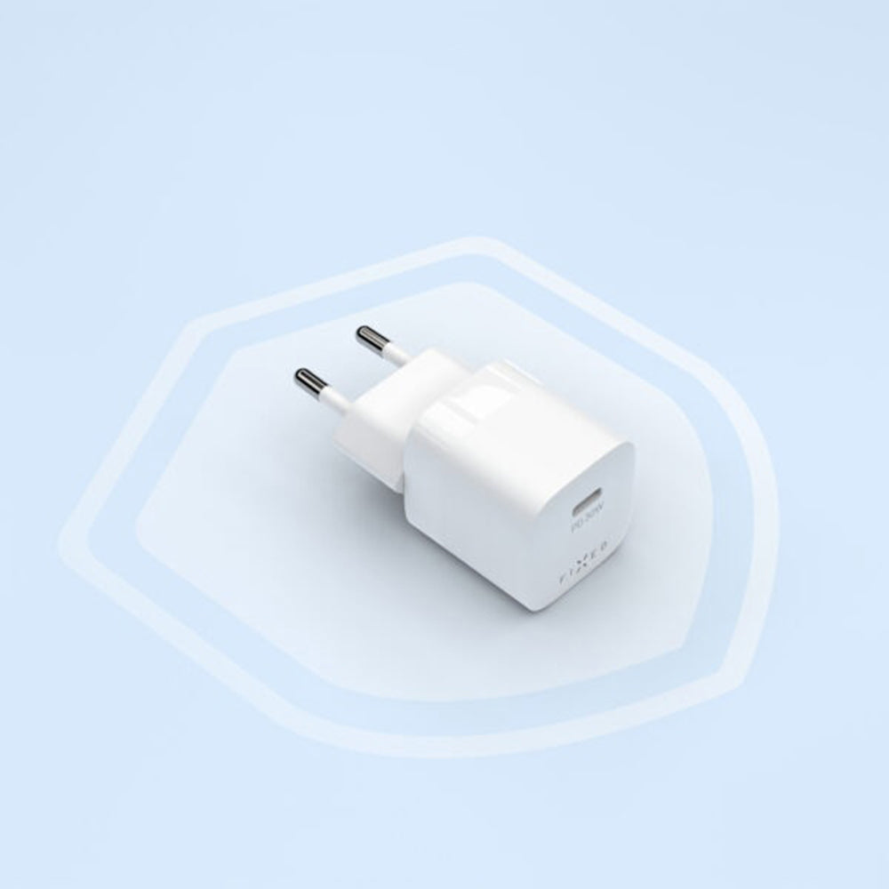 Netwerkoplader Fixed Mini2, 30W, 3A, 1 x USB-C, Wit