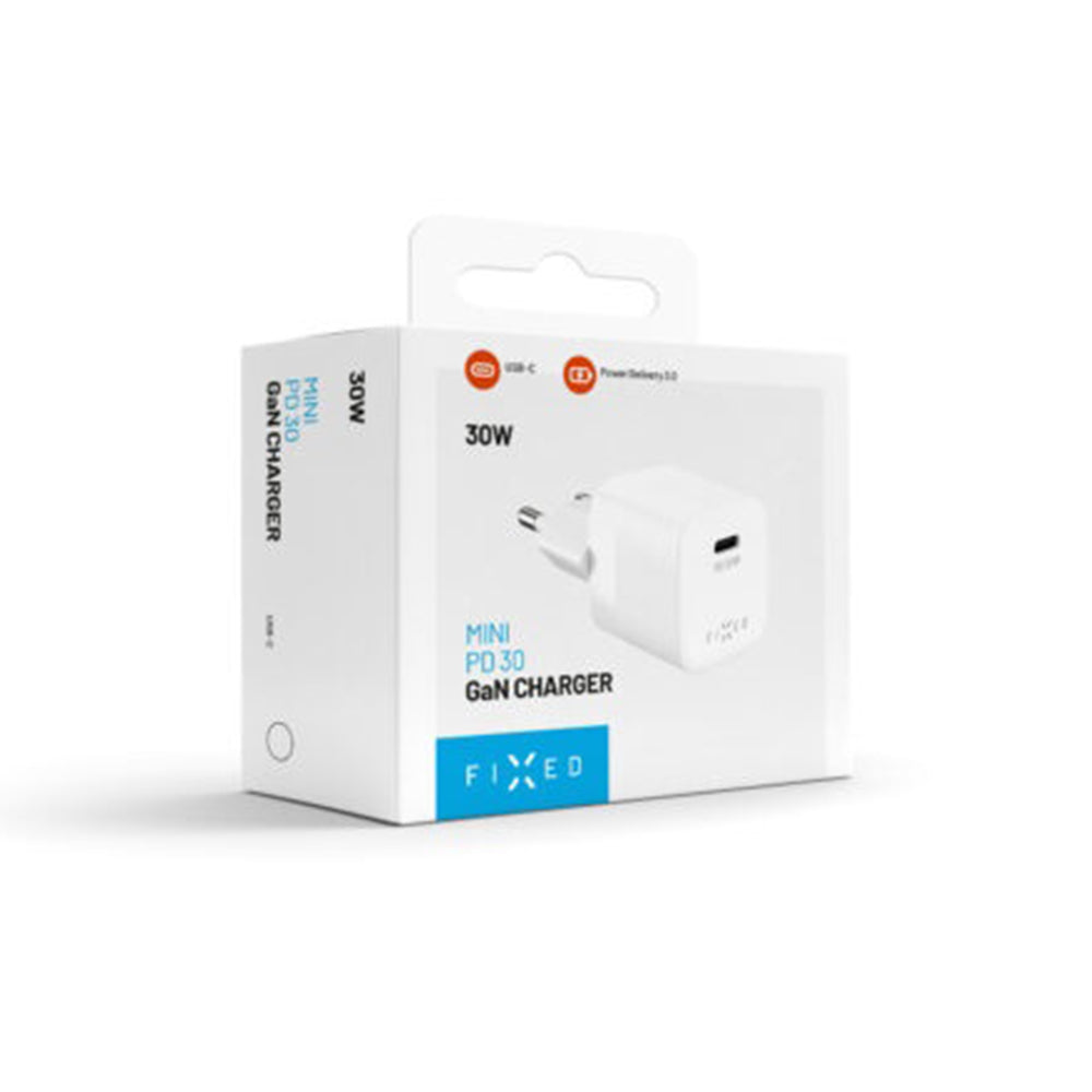 Netwerkoplader Fixed Mini2, 30W, 3A, 1 x USB-C, Wit